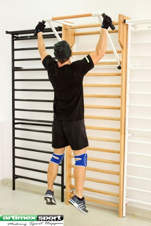 Art Sport USA – Multi-Grip Pull-Up Bar Attachment for Wall Bars – Model 260