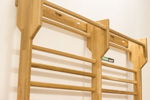 Art Sport USA – Premium Double Oak Wall Bars Pro – 94" x 71" – Model 216-2E