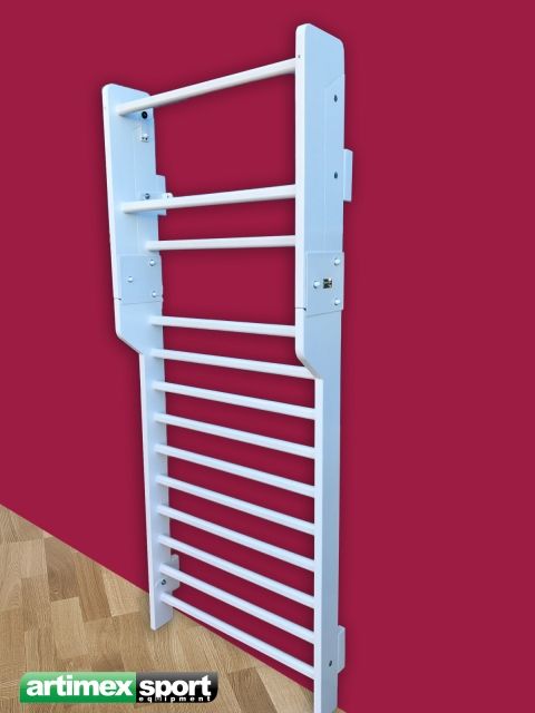 Art Sport USA Duo Pack Wall Bars – 94" x 35" with Foldable Pull-Up Bar – Model 7445