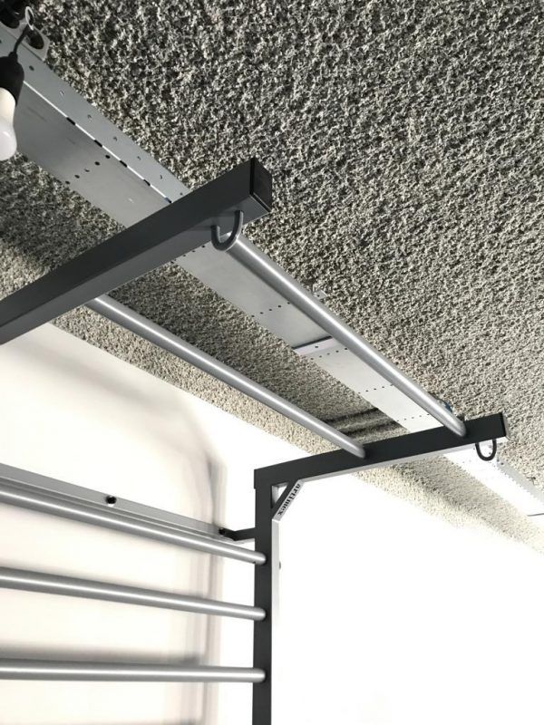 Art Sport USA “Gladiator XL” Metal Wall Bars – 94" x 54" Heavy Duty Fitness Wall Ladder – Model 231-EXT