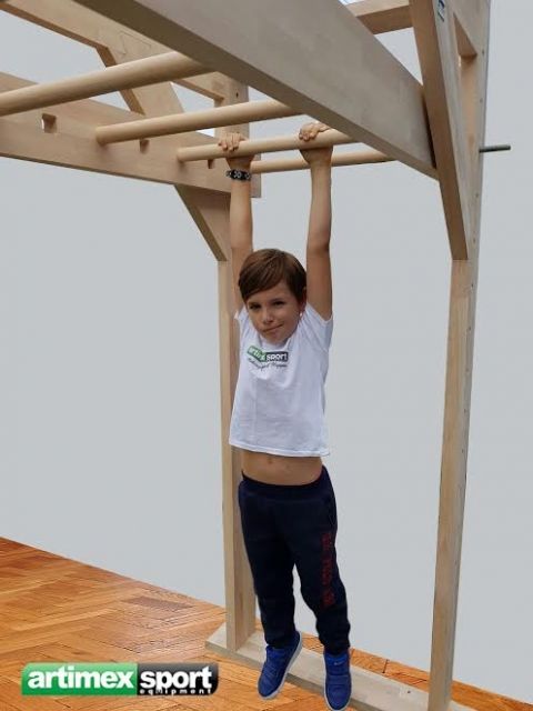 Art Sport USA Children’s Brachiation Ladder – 8.2 ft (98.4 in) – Code 282