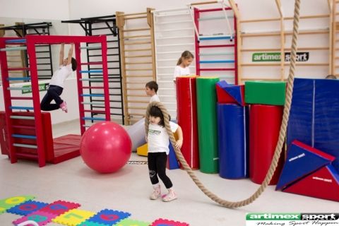Art Sport USA Kids Gymnastics Tower Set – Complete Children’s Gym System – Model 250-TURN