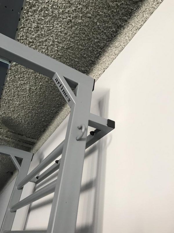 Art Sport USA “Gladiator XL” Metal Wall Bars – 94" x 54" Heavy Duty Fitness Wall Ladder – Model 231-EXT