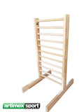 Art Sport USA Kids Freestanding Wall Bars – 59" x 27.5" – Model 250-Beech