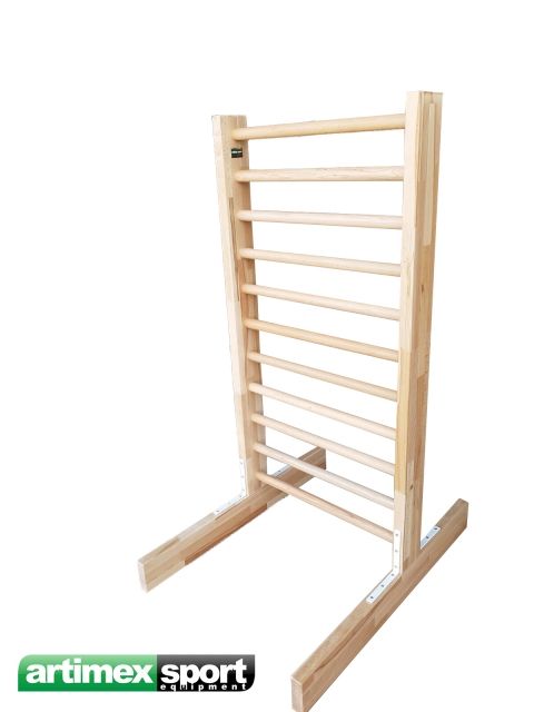 Art Sport USA Kids Freestanding Wall Bars – 59" x 27.5" – Model 250-Beech