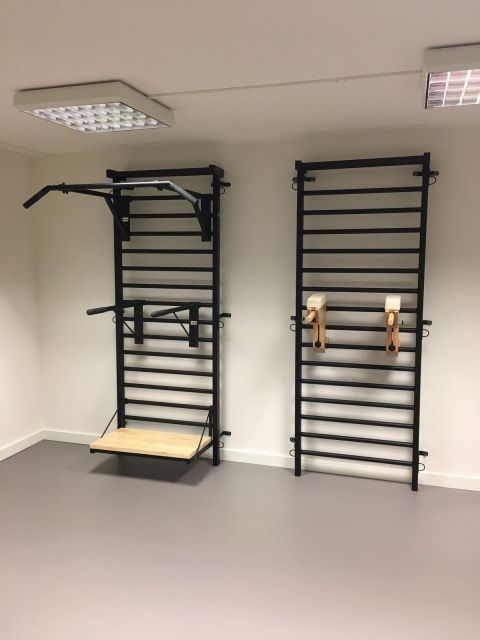 Metall Pull Up bars with side handles, for Wall Bars, code 258