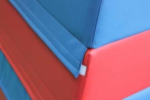 Foam Vaulting Box – Trapezoidal, 5 Modules  Dimensions: 47.2 x 39.4 x 29.5 in – Code 219-Foam | Art Sport USA