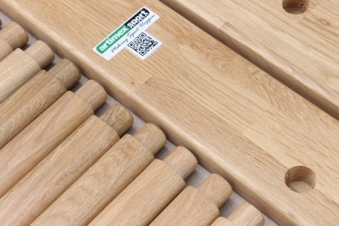 Premium Oak Swedish Ladder – 91" x 33" – Model 221-E