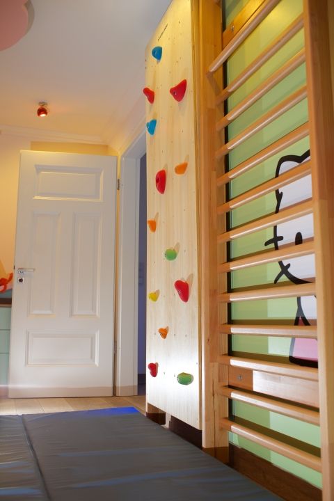 Art Sport USA Wall Bars Climbing Panel – 84" x 29.5" Wooden Climbing Board – Model 221-PANEL
