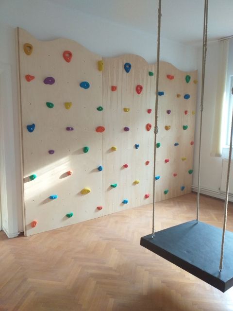 Art Sport USA Wall Bars Climbing Panel – 84" x 29.5" Wooden Climbing Board – Model 221-PANEL