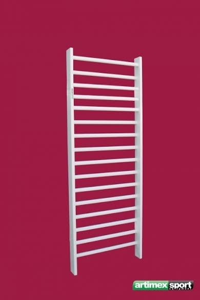 Art Sport USA Swedish Ladder – White Finish – 90.5 x 33.5 in – 14 Rungs – Code 221-Color