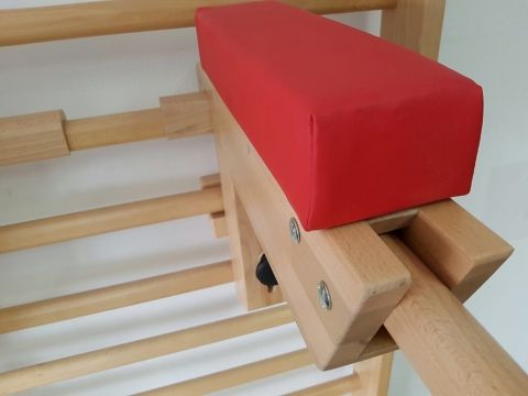 Dip and abdominal workout stands in beechwood, code 270-3