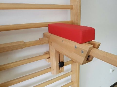 Dip and abdominal workout stands in beechwood, code 270-3
