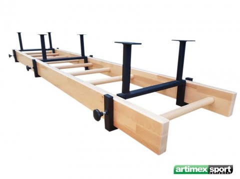 Art Sport USA Ceiling-Mounted Gymnastics Ladder – 102.4 x 19.7 in – Code 281