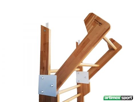 Art Sport USA Duo Pack Wall Bars – 94" x 35" with Foldable Pull-Up Bar – Model 7445