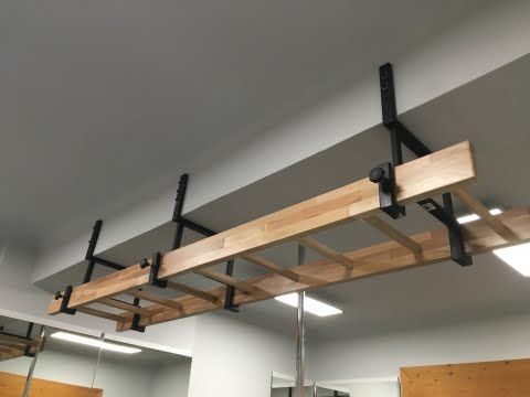 Art Sport USA Ceiling-Mounted Gymnastics Ladder – 102.4 x 19.7 in – Code 281