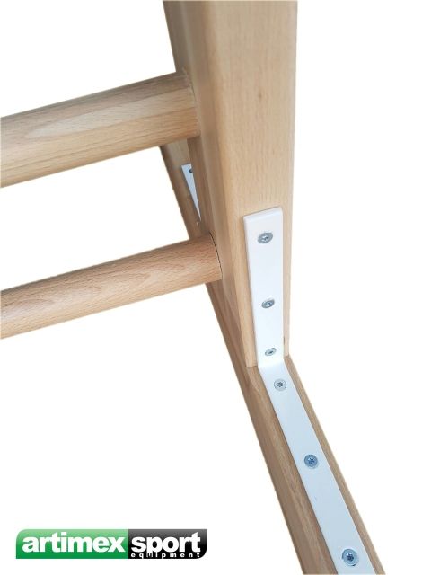 Art Sport USA Kids Freestanding Wall Bars – 59" x 27.5" – Model 250-Beech