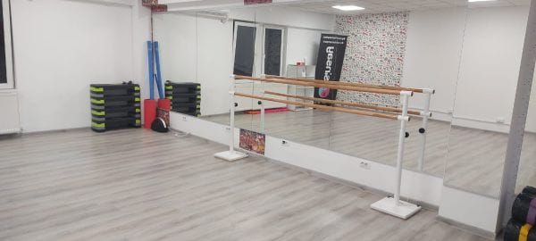 Art Sport USA – Freestanding Double Ballet Barre – Portable 98" System – Model 113-2M