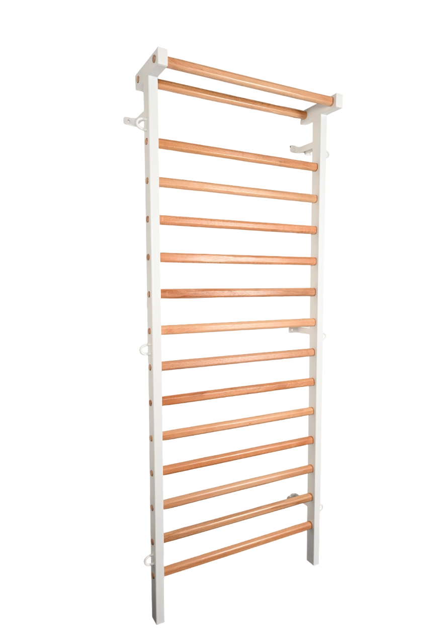 Art Sport USA Metal-Wood Wall Bars – 90.5 x 35.4 in – Black Frame – Code 221-M
