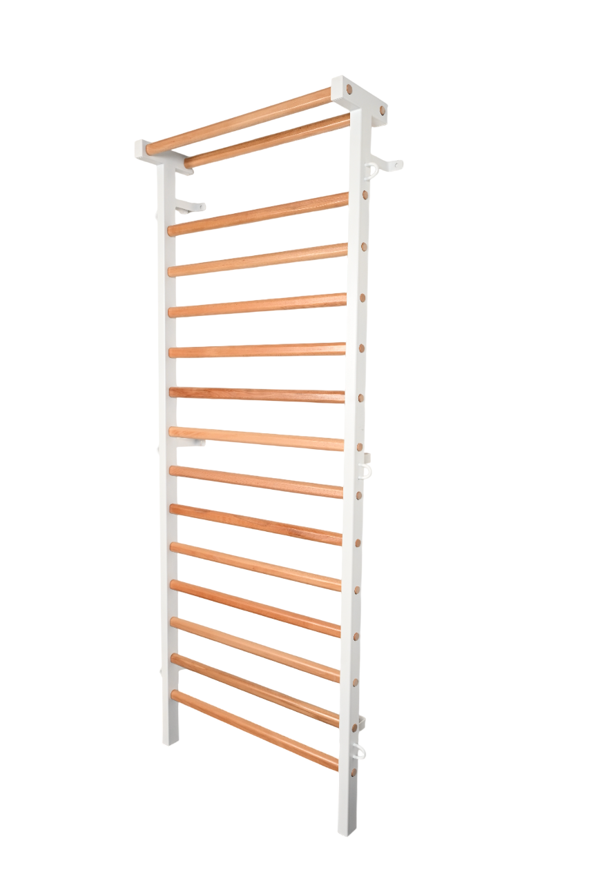 Art Sport USA Metal-Wood Wall Bars – 90.5 x 35.4 in – Black Frame – Code 221-M