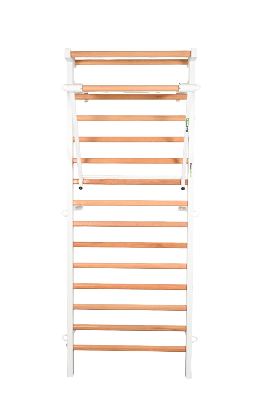 Art Sport USA Metal-Wood Wall Bars – 90.5 x 35.4 in – Black Frame – Code 221-M