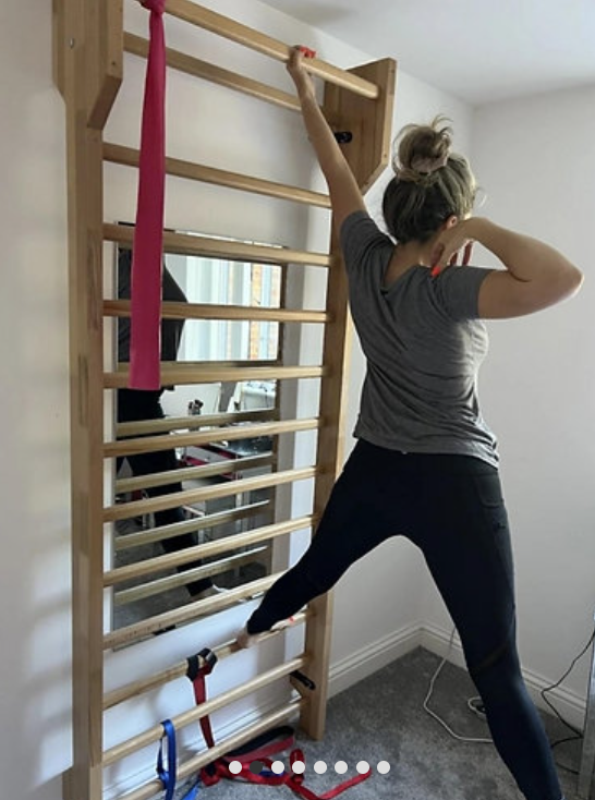 Wall Bars /Stall bars  for Schroth exercises, 91" x 35", code 216-F-Schroth