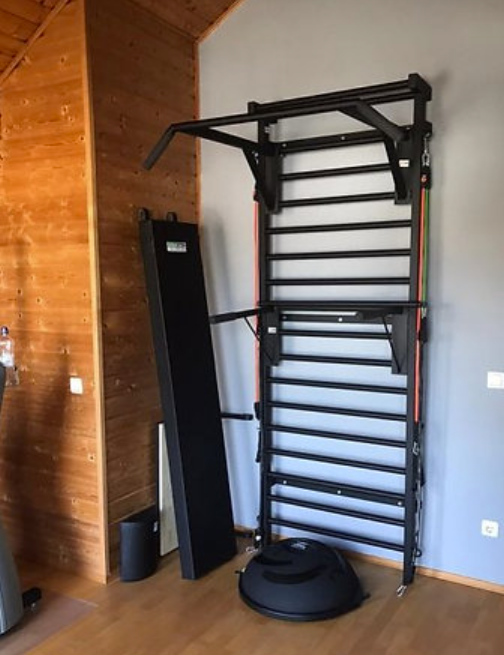 Metall Pull Up bars with side handles, for Wall Bars, code 258