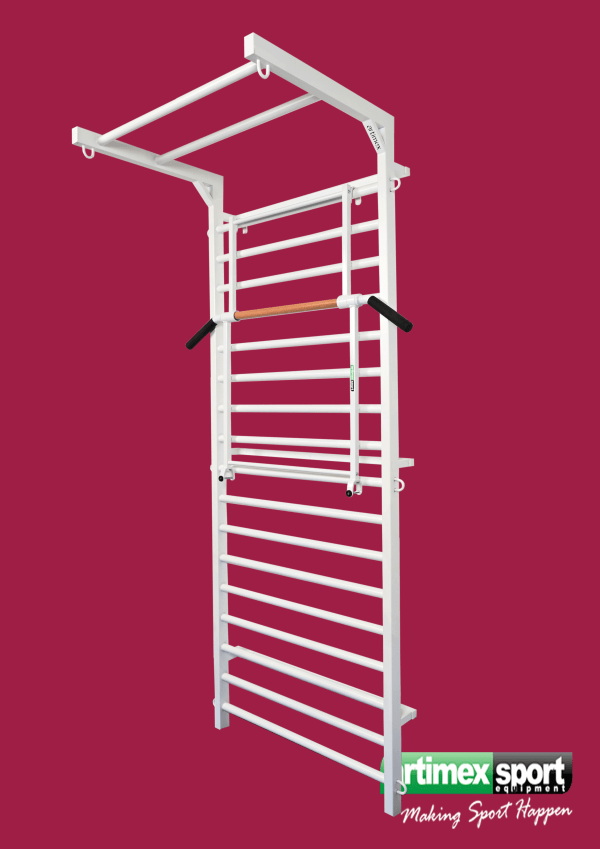 Art Sport USA – Gladiator Pro Metal Wall Bars – 104" x 39" – 19 Rungs – Model 231-Gladiator-90
