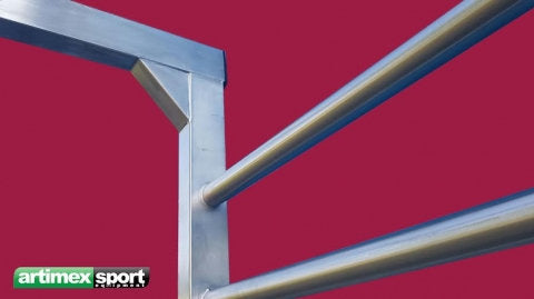 Stainless Steel Swedish Ladder – 90" x 39" – ART SPORT USA – Code 231 Gladiator Inox