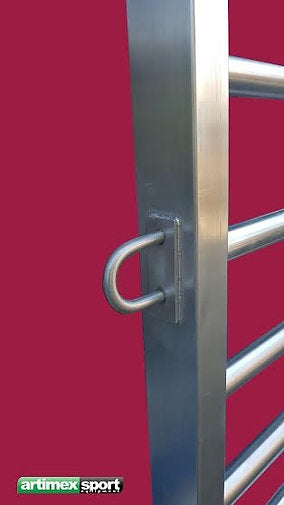 Stainless Steel Swedish Ladder – 90" x 39" – ART SPORT USA – Code 231 Gladiator Inox